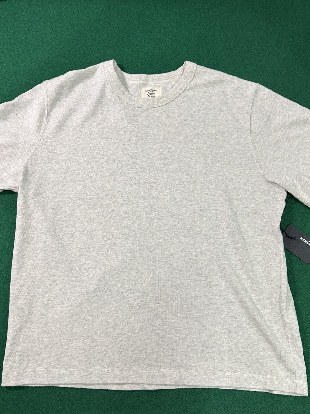 Buck Mason Mens Heather Oat Field-Spec Cotton Heavy Tee Sz XXL MSRP $62 [DC16]